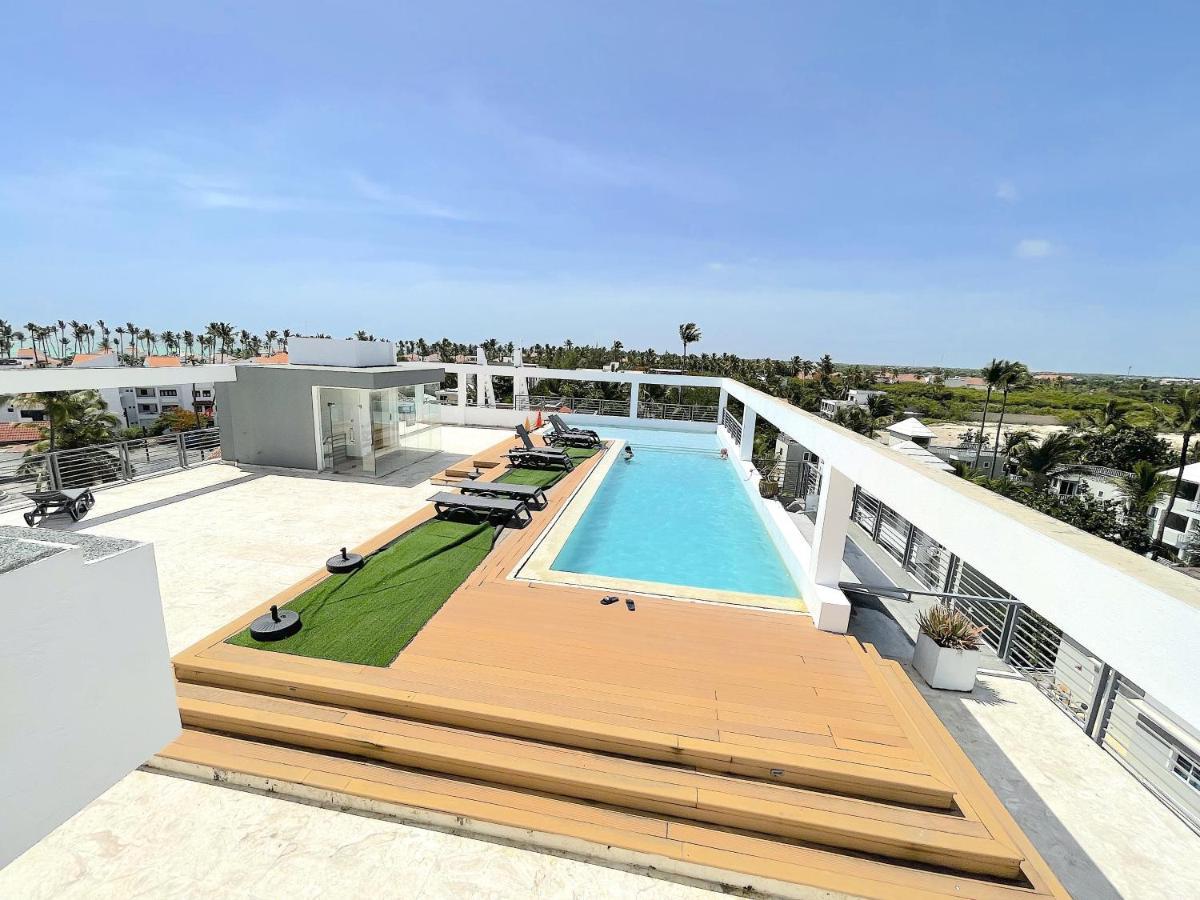 Rooftop Pool Ducassi Studio Suites Deluxe Hotel Beach Club & Spa Punta Cana Exterior photo